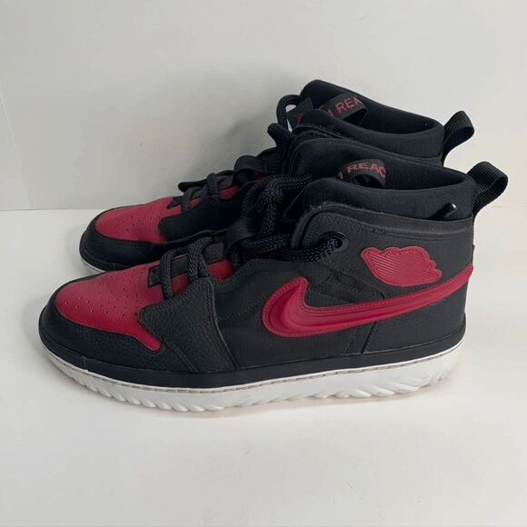 Nike Air Jordan 1 High React Mens Size 13 Shoes AR5321 006‎ Black BRED NO BOX - Picture 3 of 8